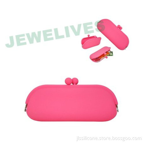 Beautiful Silicone Glasses' Case,coin Bag &cosmetic Bage,
